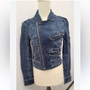 Zara Women Stretch Denim Jean Jacket